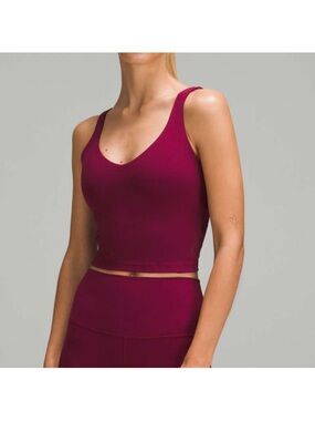 Luxe maroon lululemon align tank size 6